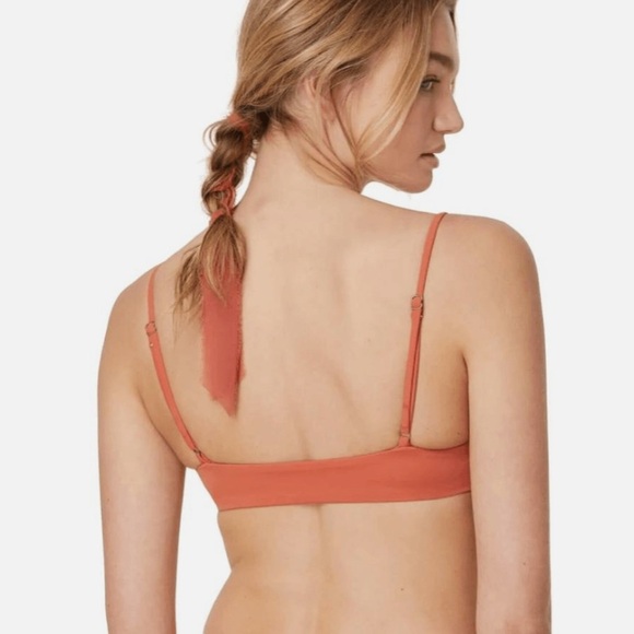 Andie Swim The Symi Top in Cedar Size XXL Sustainable Bikini Top Plus Size - Picture 2 of 8